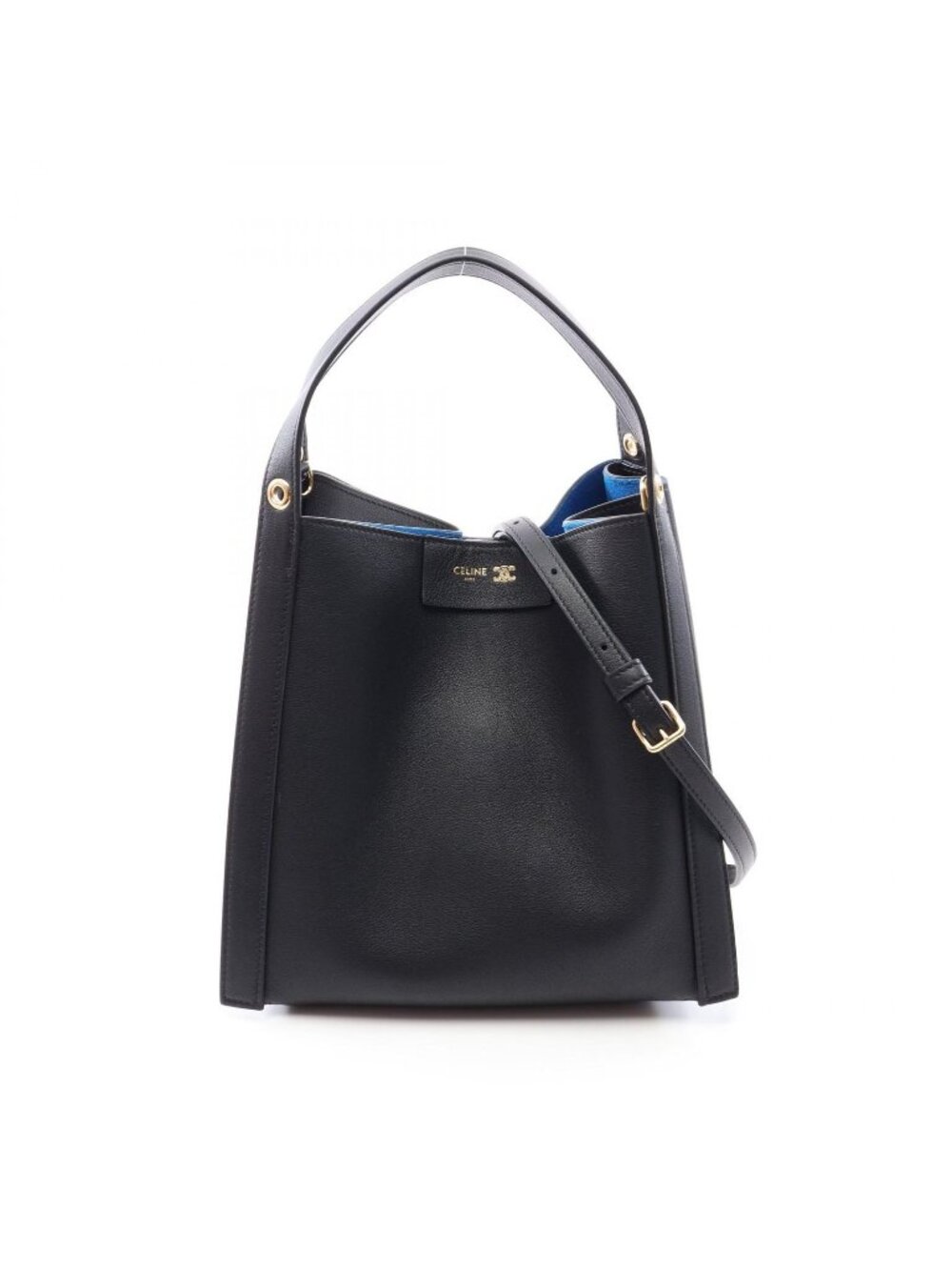 Celine Handbag Small Cubo 2-Way Leather Tote New